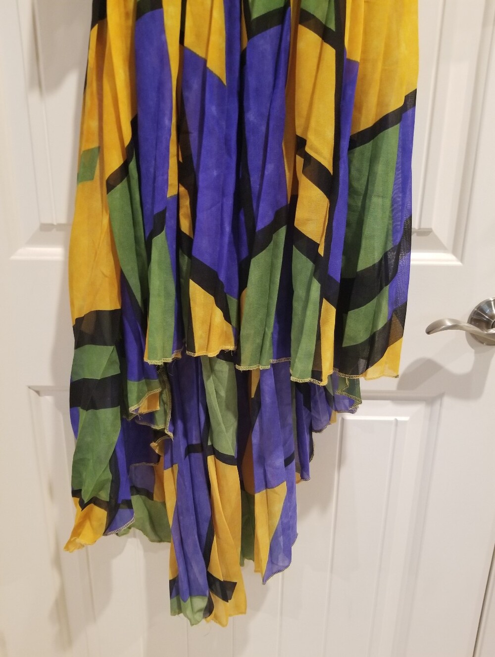 Multi-Color High-Low Dress - Picture 3 of 4